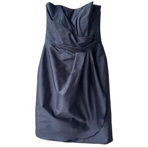 Alfred Sung Black Mini Sleeveless Cocktail Dress  NWT